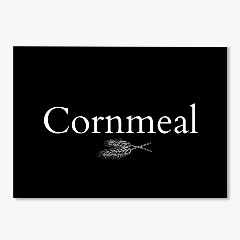 Cornmeal Kitchen or Pantry Label