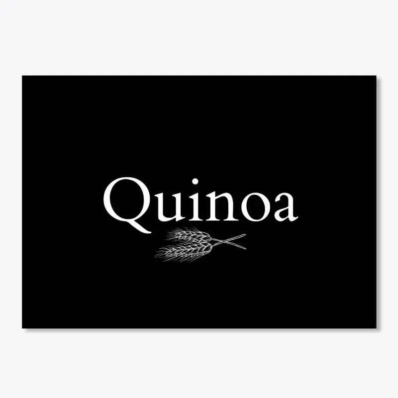 Quinoa Kitchen or Pantry Label