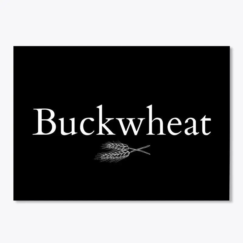 Buckwheat Kitchen or Pantry Label